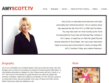 Tablet Screenshot of amyscott.tv